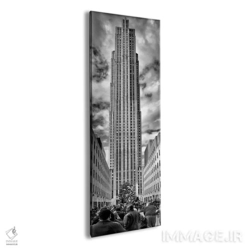 تابلو پانورامای راکفلر اثر گلاوکو منهالی - نمای پرسپکتیو محصول