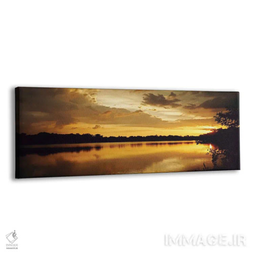تابلو غروب زرد اثر گیل پک - نمای پرسپکتیو محصول