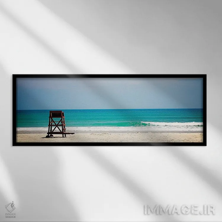 تابلو غیرفعال (خارج از خدمت) اثر گیل پک - نمای قابدار مشکی