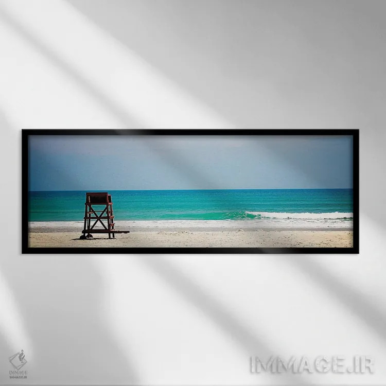 تابلو غیرفعال (خارج از خدمت) اثر گیل پک - نمای قابدار مشکی