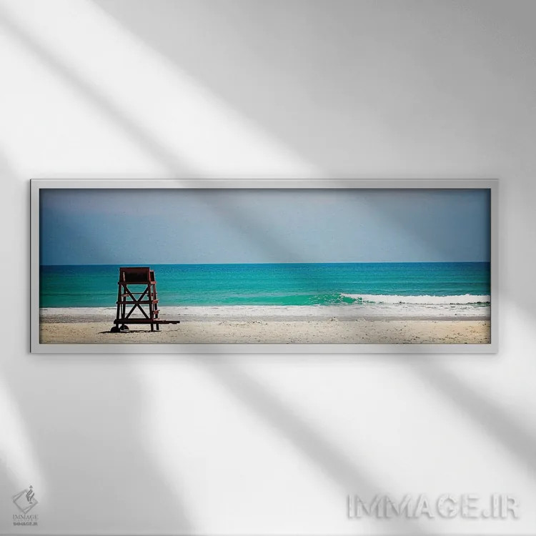 تابلو غیرفعال (خارج از خدمت) اثر گیل پک - نمای قابدار سفید