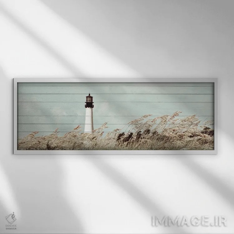 تابلو بگذار بادها بوزند اثر گیل پک - نمای قابدار سفید