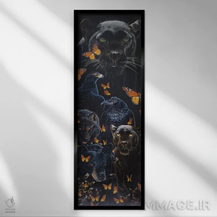 تابلو فرشتهٔ نگهبان ۲ اثر گرائیم استیونسون - نمای قابدار مشکی