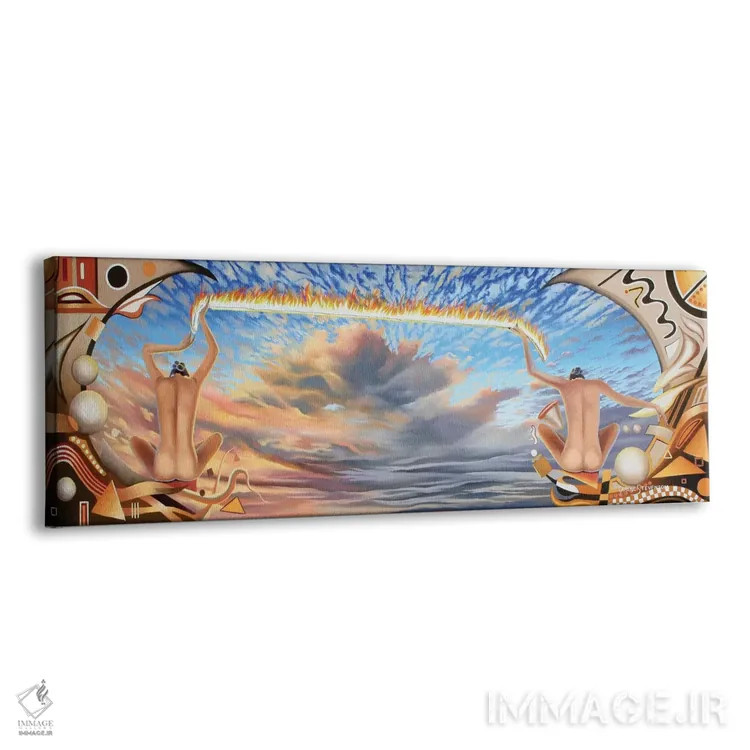 تابلو پل زدن بر فاصله اثر گرائیم استیونسون - نمای پرسپکتیو محصول