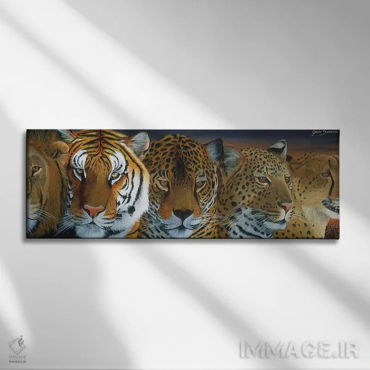 تابلو ارتباطات ۳ اثر گرائیم استیونسون - نمای روبهرو روی دیوار