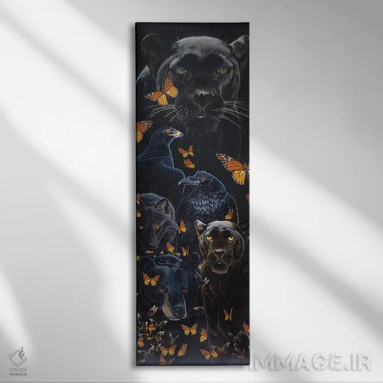 تابلو فرشتهٔ نگهبان ۲ اثر گرائیم استیونسون - نمای روبهرو روی دیوار