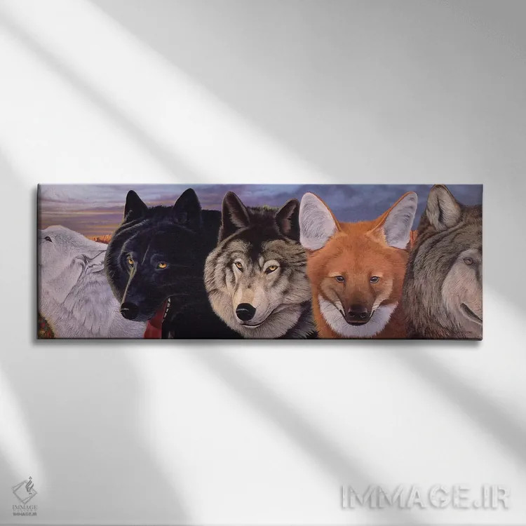 تابلو ارتباطات ۲ اثر گرائیم استیونسون - نمای روبهرو روی دیوار