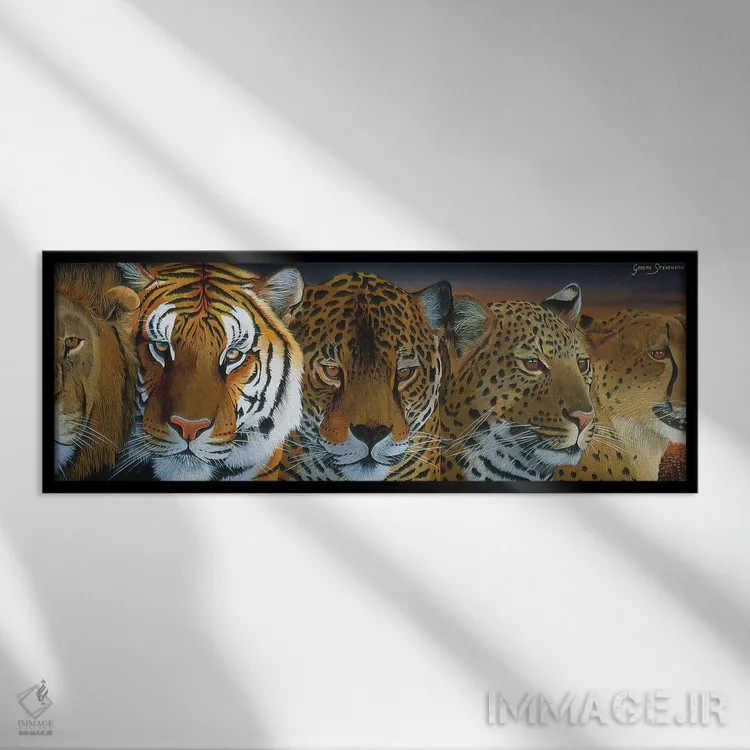 تابلو ارتباطات ۳ اثر گرائیم استیونسون - نمای قابدار مشکی