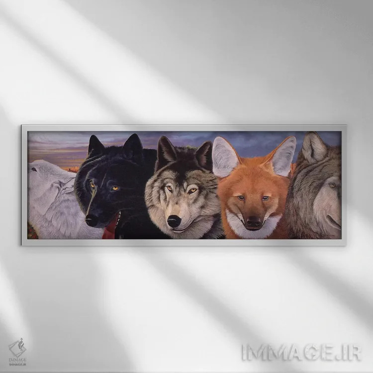 تابلو ارتباطات ۲ اثر گرائیم استیونسون - نمای قابدار سفید