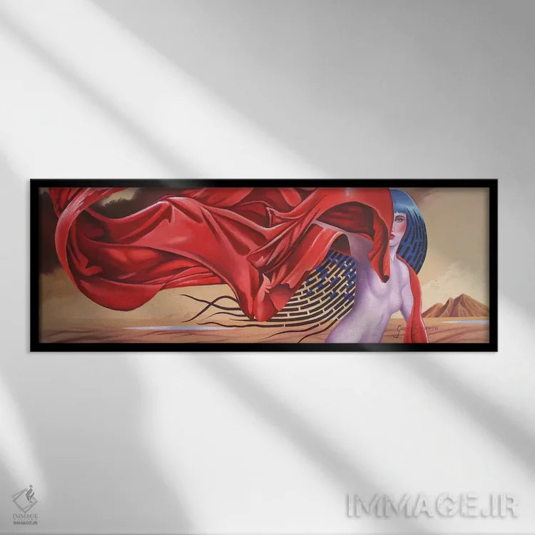 تابلو هوس دیجیتال اثر گرائیم استیونسون - نمای قابدار مشکی