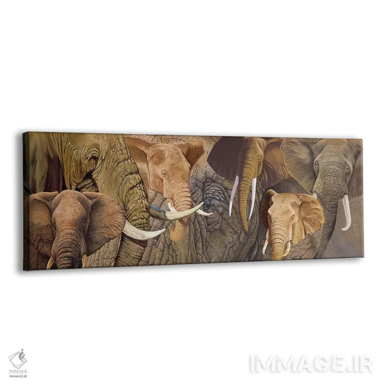 تابلو فیل بلند (نام خاص) اثر گرائیم استیونسون - نمای پرسپکتیو محصول