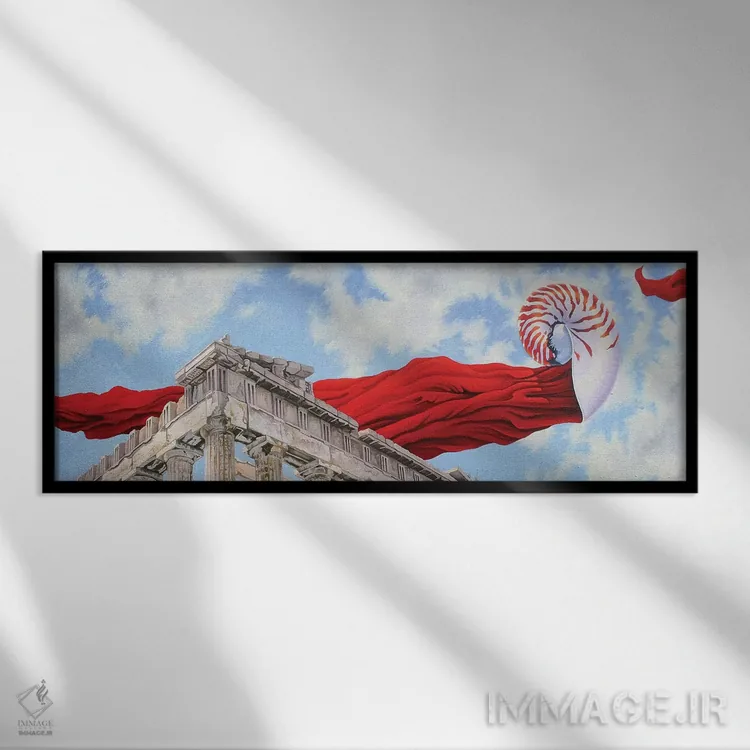 تابلو محاسبات زمان اثر گرائیم استیونسون - نمای قابدار مشکی