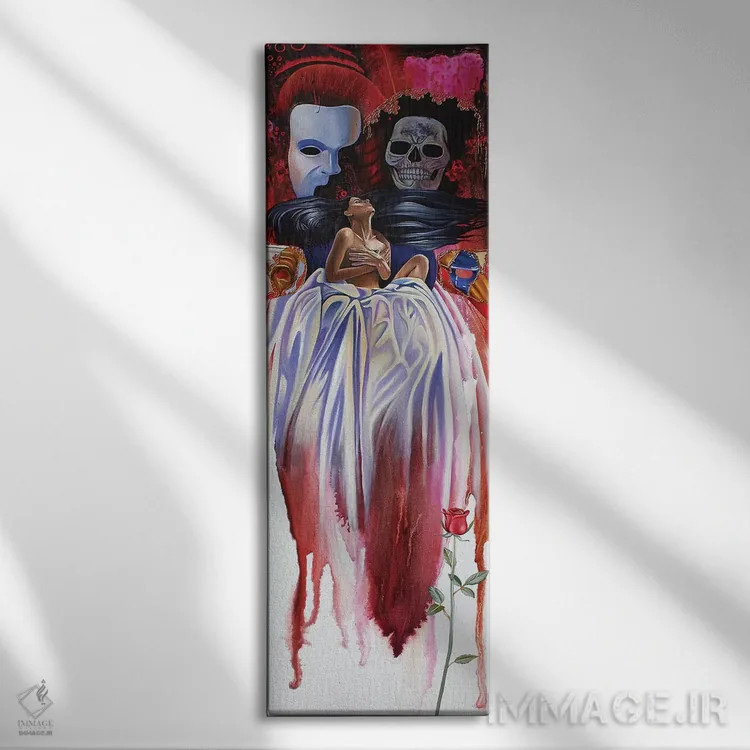 تابلو هوس شبحوار اثر گرائیم استیونسون - نمای روبهرو روی دیوار