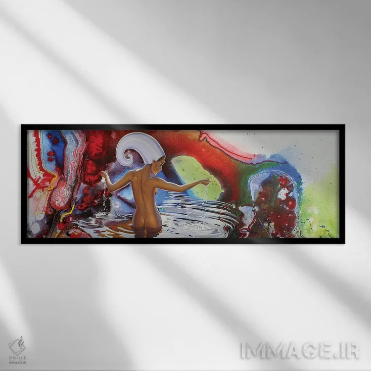 تابلو مادر زندگی اثر گرائیم استیونسون - نمای قابدار مشکی