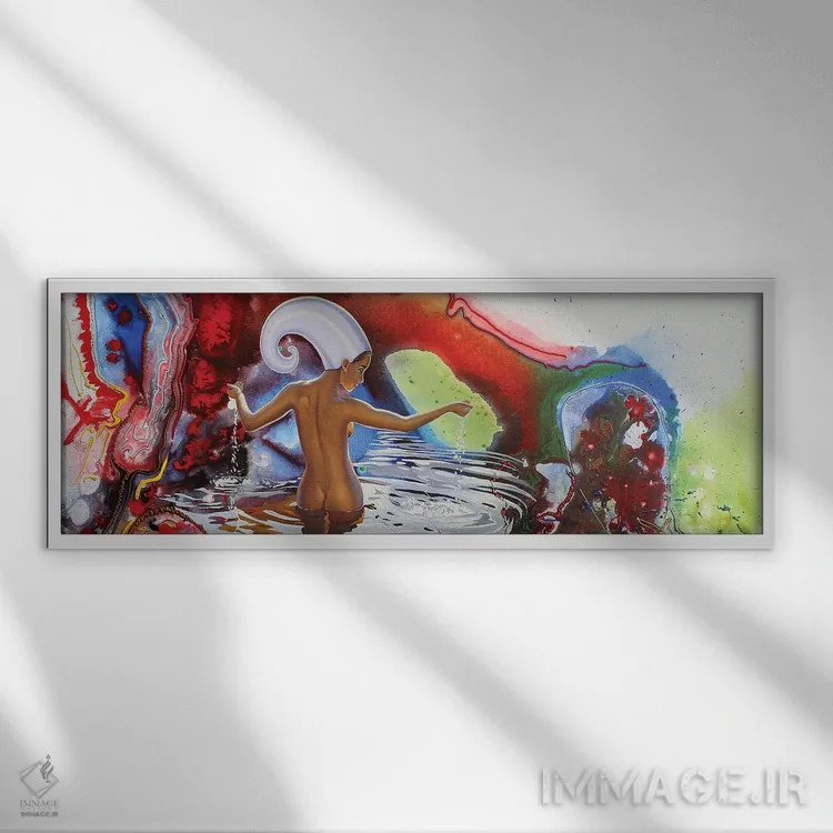 تابلو مادر زندگی اثر گرائیم استیونسون - نمای قابدار سفید