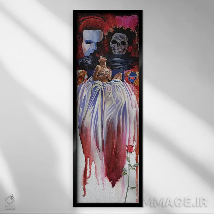 تابلو هوس شبحوار اثر گرائیم استیونسون - نمای قابدار مشکی