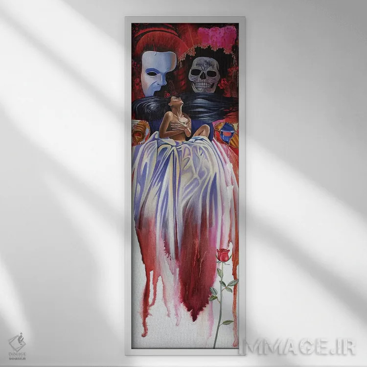 تابلو هوس شبحوار اثر گرائیم استیونسون - نمای قابدار سفید