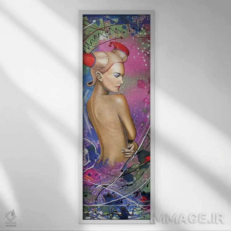 تابلو فراتر از عالی اثر گرائیم استیونسون - نمای قابدار سفید