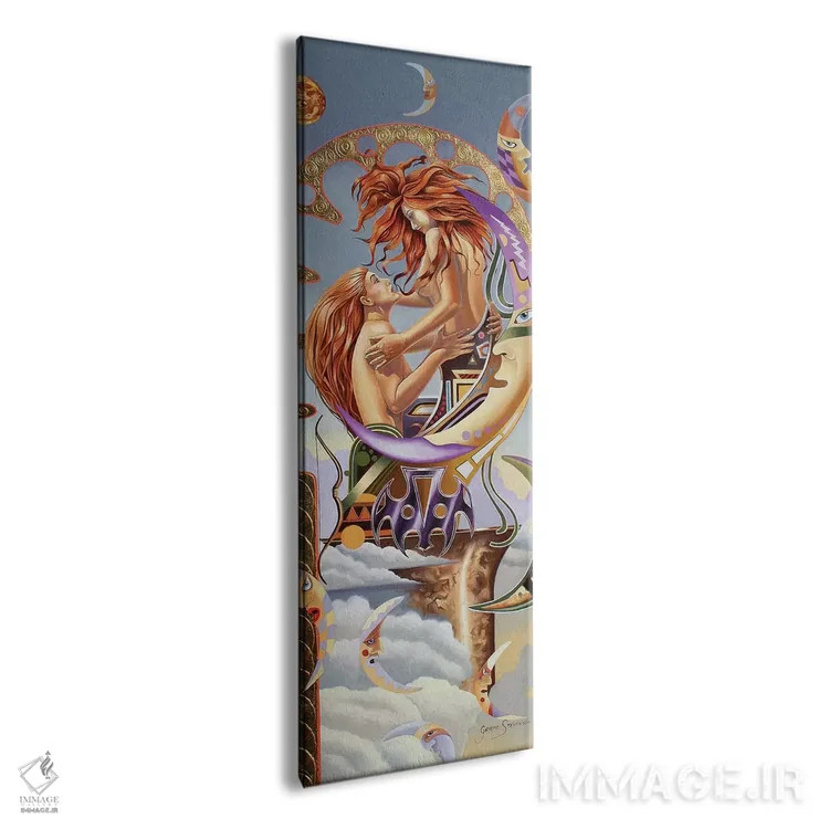 تابلو شکارچی زن اثر گرائیم استیونسون - نمای پرسپکتیو محصول