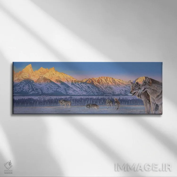 تابلو بازگشت به خانه اثر گرائیم استیونسون - نمای روبهرو روی دیوار