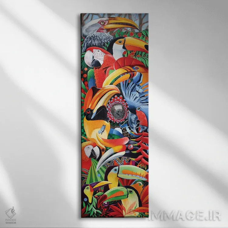 تابلو سرت را بالا بگیر اثر گرائیم استیونسون - نمای روبهرو روی دیوار