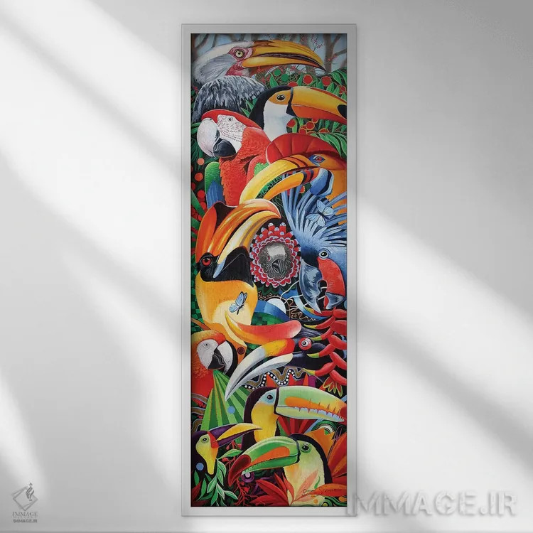 تابلو سرت را بالا بگیر اثر گرائیم استیونسون - نمای قابدار سفید