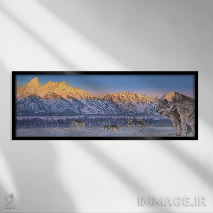 تابلو بازگشت به خانه اثر گرائیم استیونسون - نمای قابدار مشکی