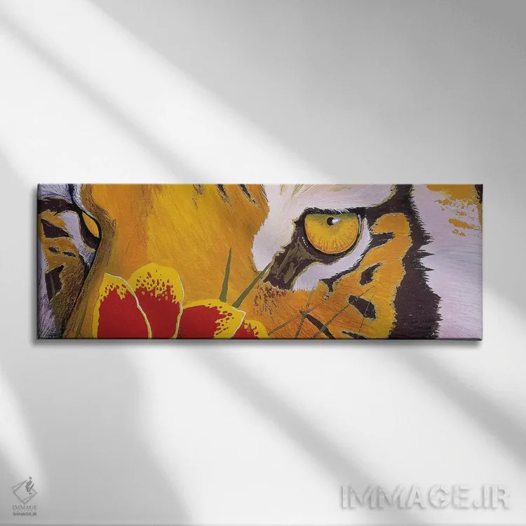 تابلو چشم ببر اثر گرائیم استیونسون - نمای روبهرو روی دیوار