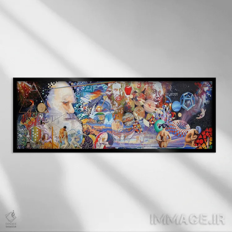 تابلو حقیقت (قالب بزرگ) اثر گرائیم استیونسون - نمای قابدار مشکی