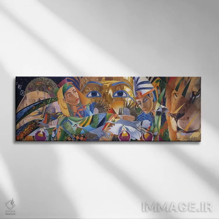 تابلو پادشاه جوان اثر گرائیم استیونسون - نمای روبهرو روی دیوار