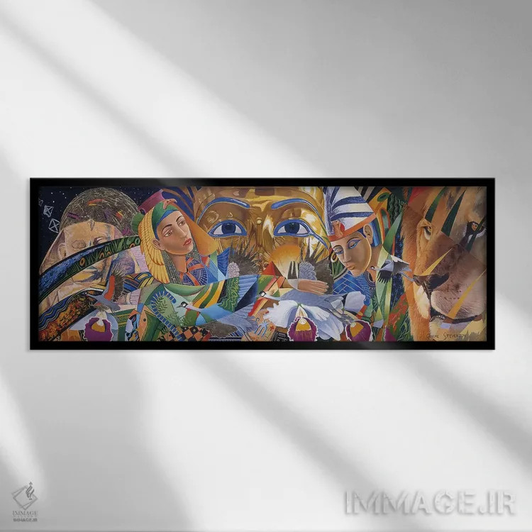 تابلو پادشاه جوان اثر گرائیم استیونسون - نمای قابدار مشکی