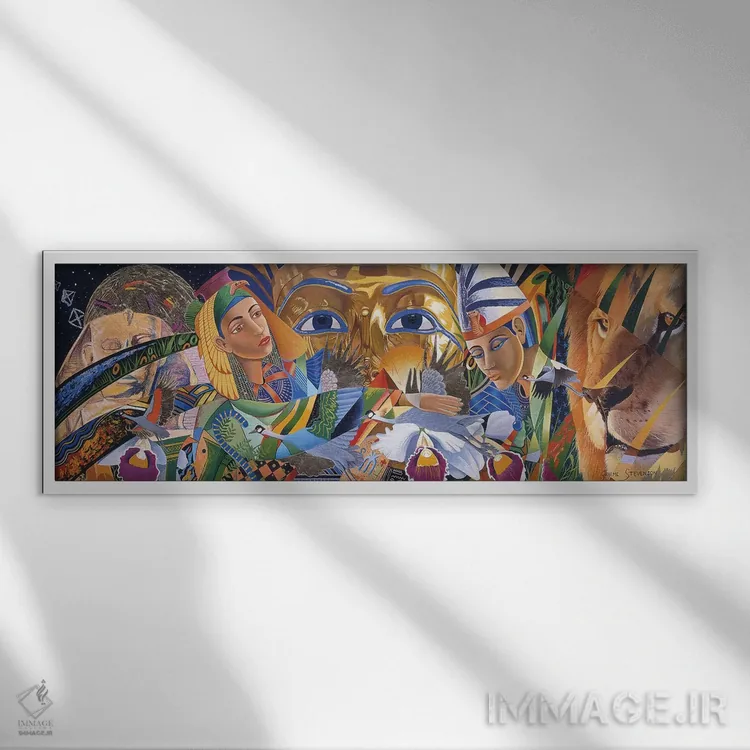 تابلو پادشاه جوان اثر گرائیم استیونسون - نمای قابدار سفید