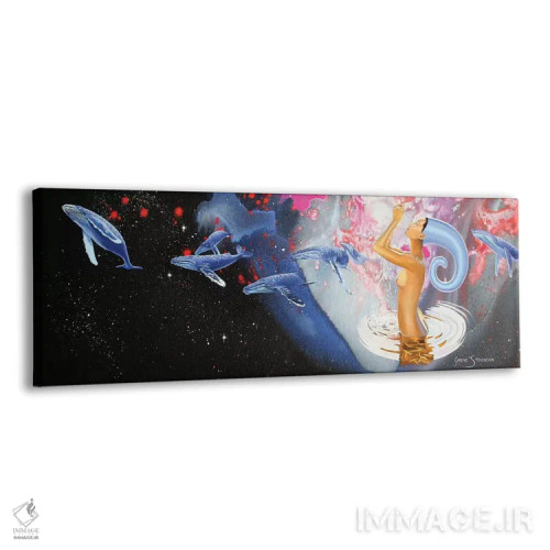 تابلو آبهای جهانشمول اثر گرائیم استیونسون - نمای پرسپکتیو محصول