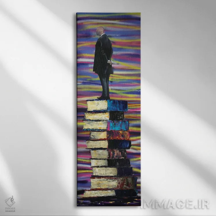 تابلو نگهبان اثر دیوید گیستا - نمای روبهرو روی دیوار