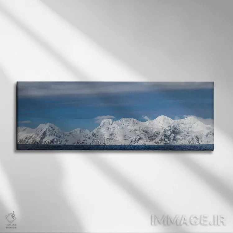 تابلو Elephant Island, panorama,جنوبگان، جزیره فیل، پانوراما اثر جورج تئودور - نمای روبهرو روی دیوار