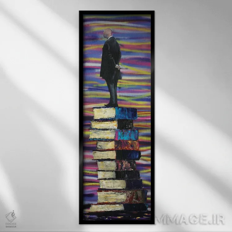 تابلو نگهبان اثر دیوید گیستا - نمای قابدار مشکی