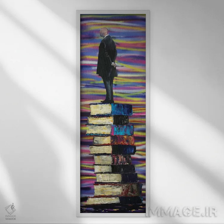 تابلو نگهبان اثر دیوید گیستا - نمای قابدار سفید