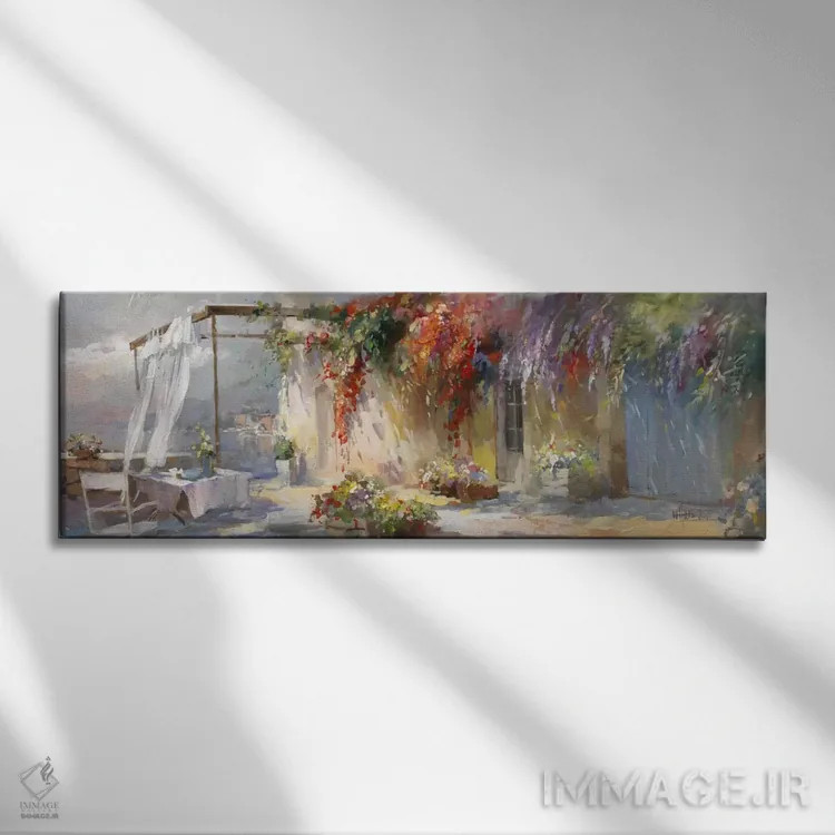 تابلو باغینو ۱ اثر ویلم هنراتس - نمای روبهرو روی دیوار