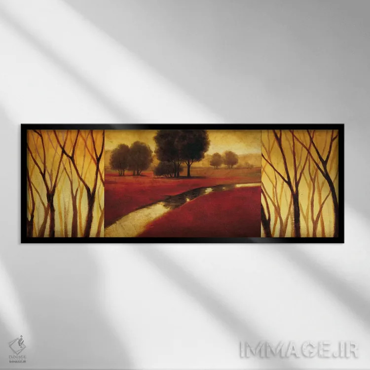 تابلو درخشش اثر گرگوری ویلیامز - نمای قابدار مشکی