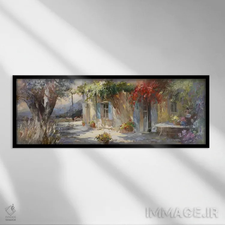 تابلو باغینو ۲ اثر ویلم هنراتس - نمای قابدار مشکی