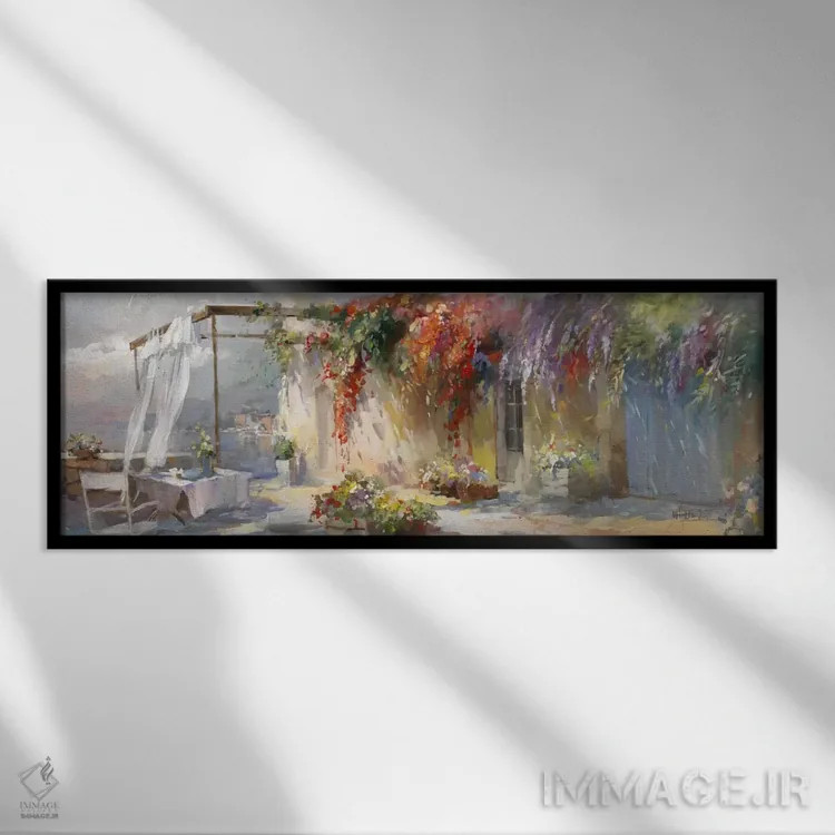 تابلو باغینو ۱ اثر ویلم هنراتس - نمای قابدار مشکی