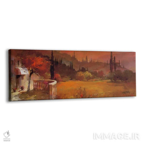 تابلو توسکانی رمانتیک ۱ (ایتالیا) اثر ویلم هنراتس - نمای پرسپکتیو محصول