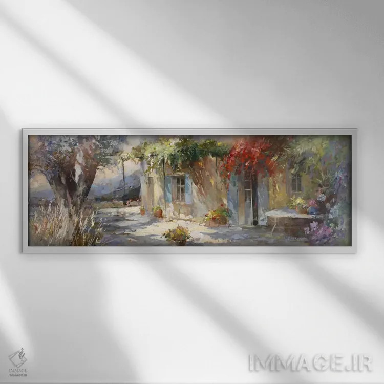 تابلو باغینو ۲ اثر ویلم هنراتس - نمای قابدار سفید