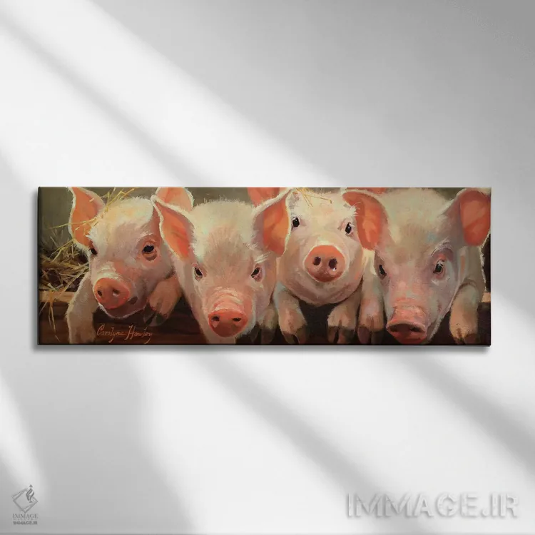 تابلو فشار بزرگ اثر کارولین هاولی - نمای روبهرو روی دیوار