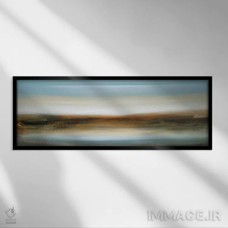 تابلو منظره ۳۰۹ اثر کیسی هکستون - نمای قابدار مشکی