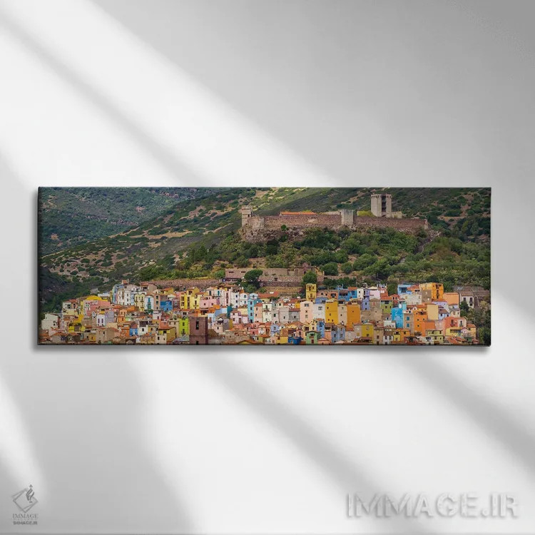 تابلو بوزا، سارباوریا (ایتالیا) اثر استیفن هاجتس - نمای روبهرو روی دیوار