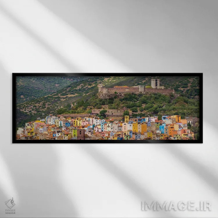 تابلو بوزا، سارباوریا (ایتالیا) اثر استیفن هاجتس - نمای قابدار مشکی