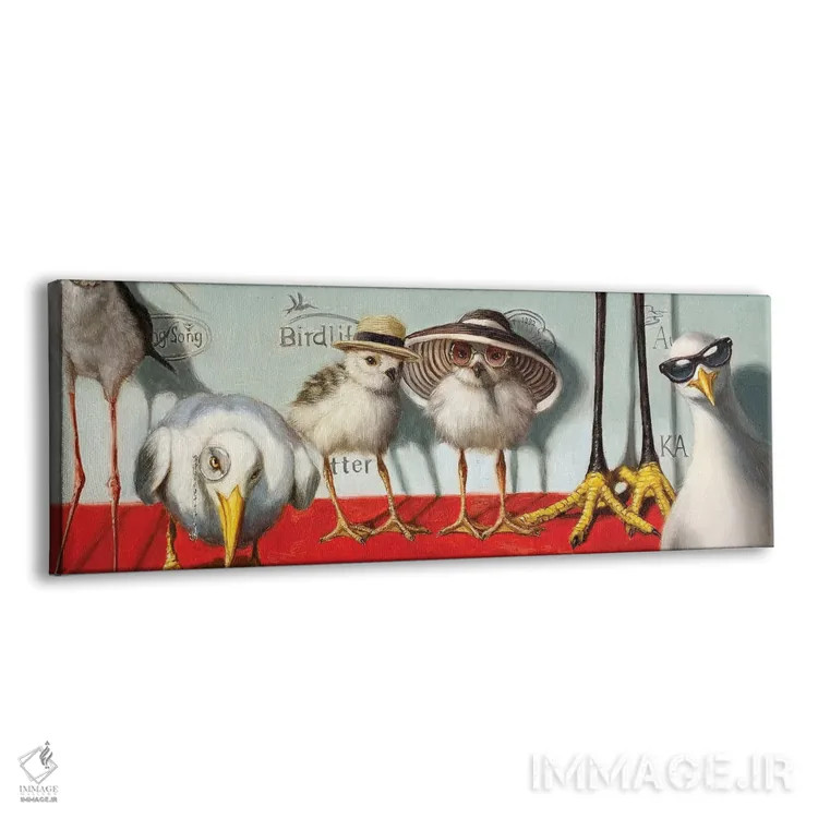 تابلو جوجههای همپتون اثر لوسیا هفرنان - نمای پرسپکتیو محصول