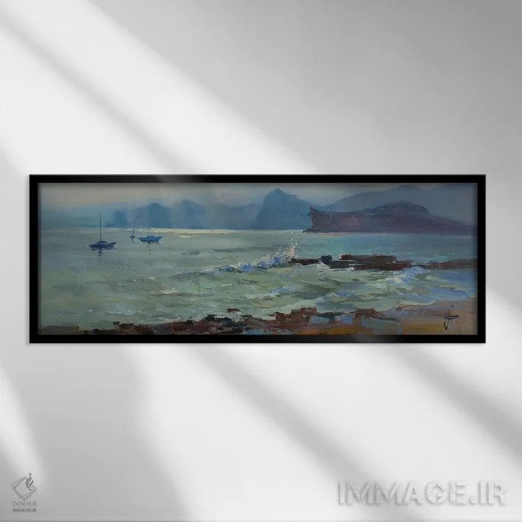 تابلو سوداک کپسل (نام منطقهای) اثر کنتس آرت (هنرمند یا استودیو) - نمای قابدار مشکی