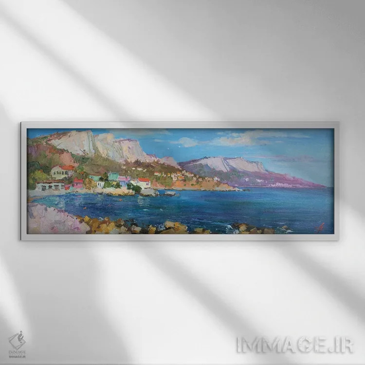 تابلو فوروس، جنوب کریمه اثر کنتس آرت (هنرمند یا استودیو) - نمای قابدار سفید